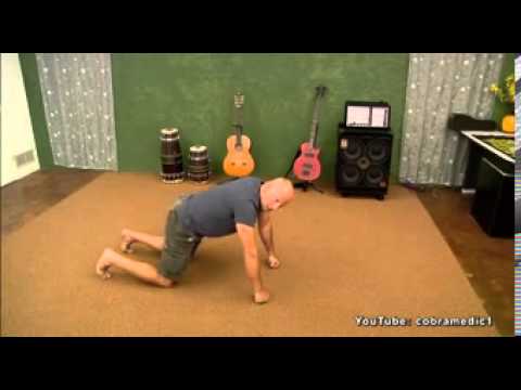 Paramedic demonstrates how to save yourself from choking