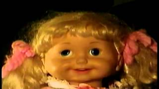 CREEPIEST Talking doll EVER! Vintage 1986 Cricket Doll