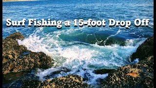 Surf Fishing a 15+ Foot Drop-Off: California Reef Fishing