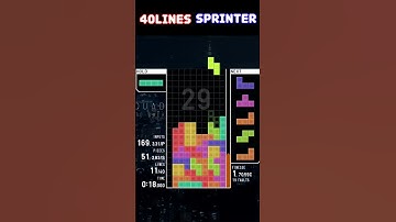 [TETR.IO] SS rank. Just a game of Tetris. 40Lines Sprinter. #231