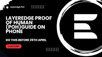 Layeredge Proof Of Human Guide | How to Verify Layeredge | Full Guide on Layeredge PoH #crypto #seo