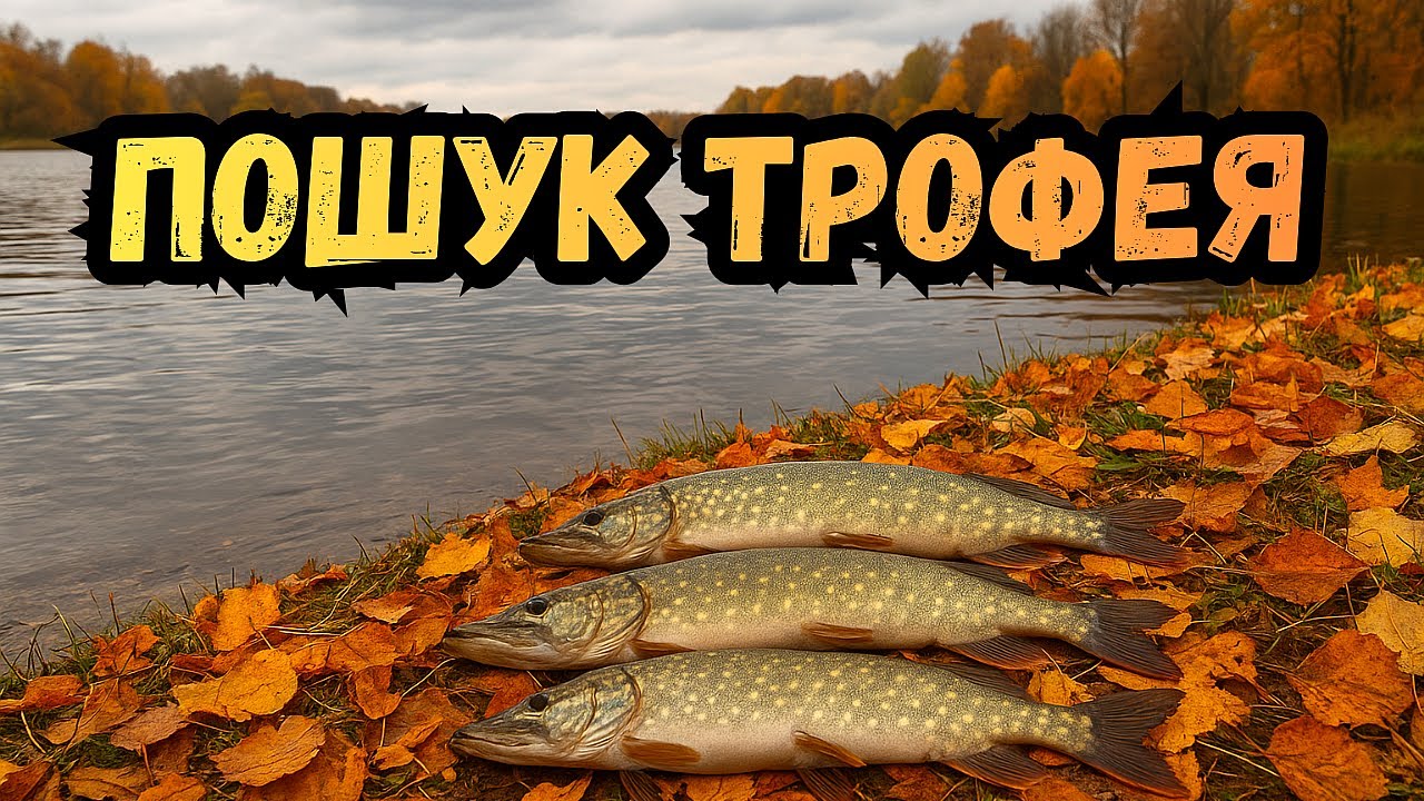🍂🎣У пошуках ЩУКИ на великому озері | Осіння риболовля на спінінг🍂🎣