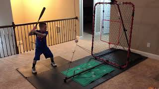 7 year old hitting with the Bryce Harper Swingaway trainer