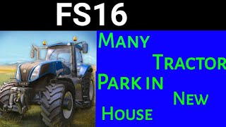 FS16 Many Tractor Park in New House🚜🚜 screenshot 5
