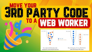 Stop doing your JavaScript App Wrong. Easily Offload 3rd Party Scripts to Web Workers
