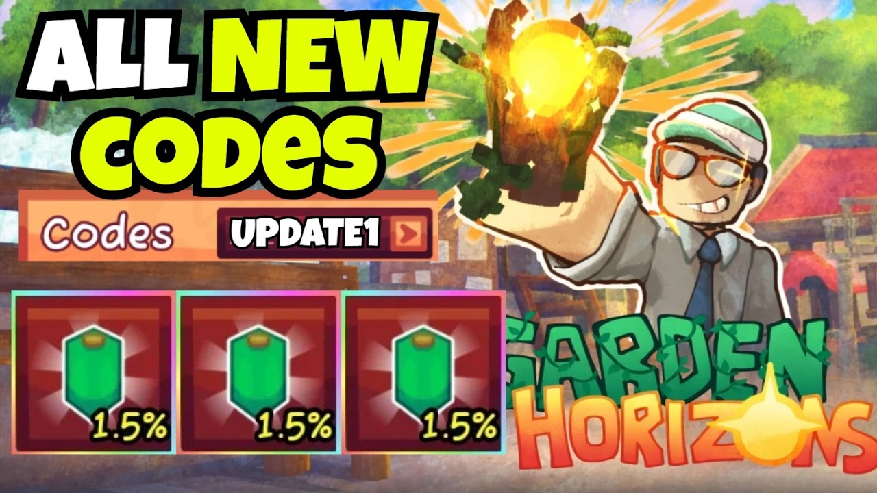 ALL NEW *UPDATE 1 CODES* ALL WORKING CODES FOR GARDEN HORIZONS UPDATE IN MARCH 2026! | ROBLOX