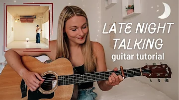 Harry Styles Late Night Talking Beginner Guitar Tutorial - Harry’s House // Nena Shelby