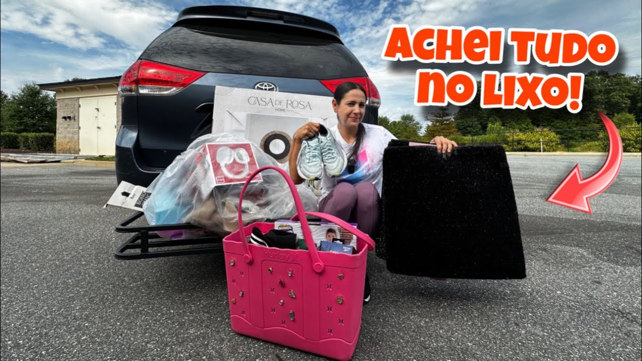 Dumpster Diving! Achei tudo no lixo!