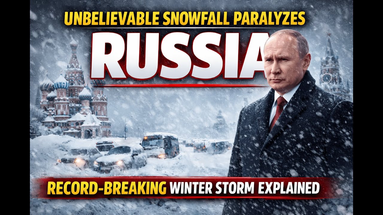 Unbelievable Snowfall Paralyzes Russia | Record-Breaking Winter Storm Explained