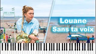 Louane - Sans ta voix Piano Instrumentale