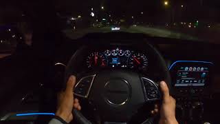 NIGHT POV DRIVE 2017 CAMARO SS(LOUD BACKFIRES!!)