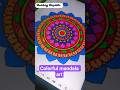 Colorful mandala art for beginners #art #digitalart #mandalaart
