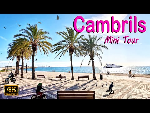 Cambrils, Spain : Family Holiday Resort, Costa Dorada, 2023, Winter Sun, Next door to Salou! 4K