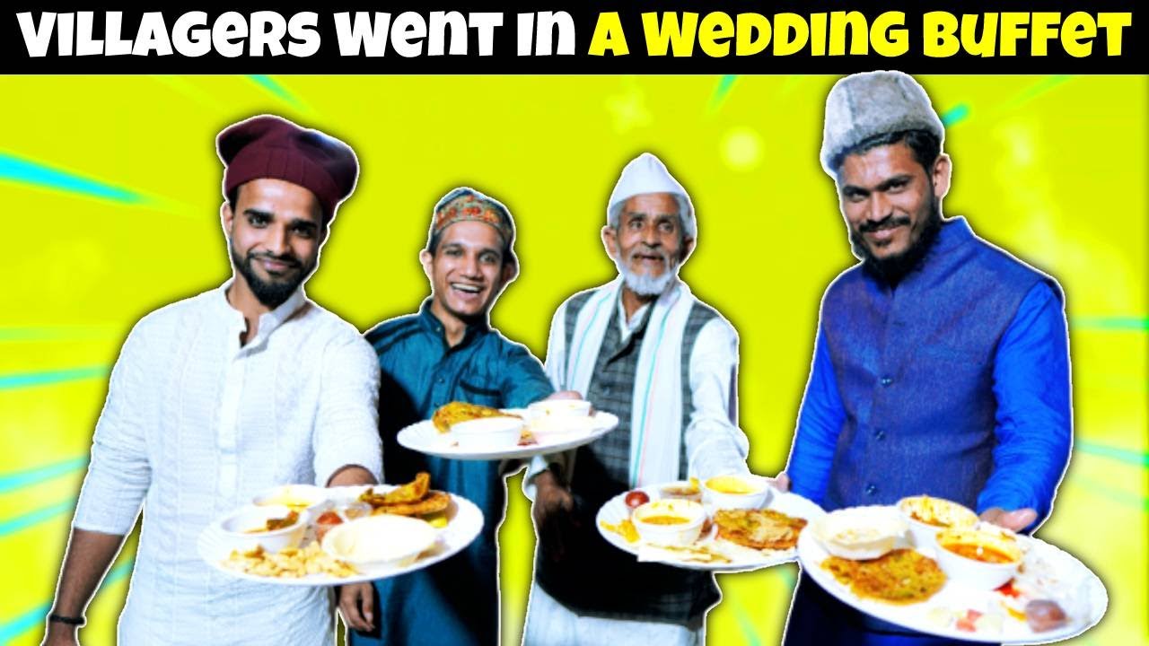 Villagers Try Wedding Buffet ! Common Man Show