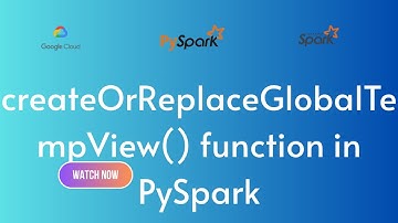 createOrReplaceGlobalTempView() function in PySpark | Databricks #spark #pyspark #azure #scala3