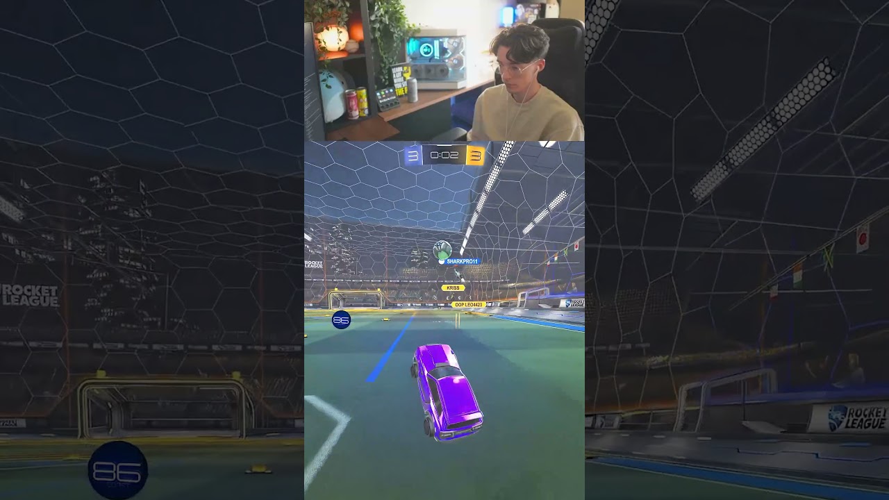 The teammate that always has to quick chat you went silent after I scored this shot!