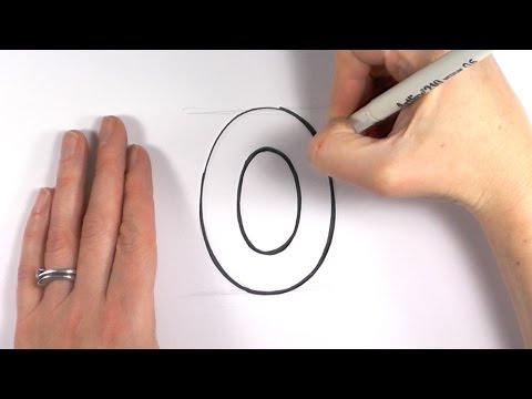 How To Draw A Cartoon Number 0 | Quick and Easy Bullet Journal Doodle Ideas | bujoTIGER (ZOOSHii)