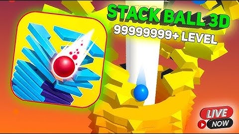 STACK BALL 3D LIVE 🔴 #stackball #stackball3d #livestream