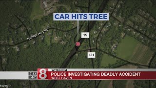 Route 15 southbound fully opens in Orange after car strikes tree, injuring 4
