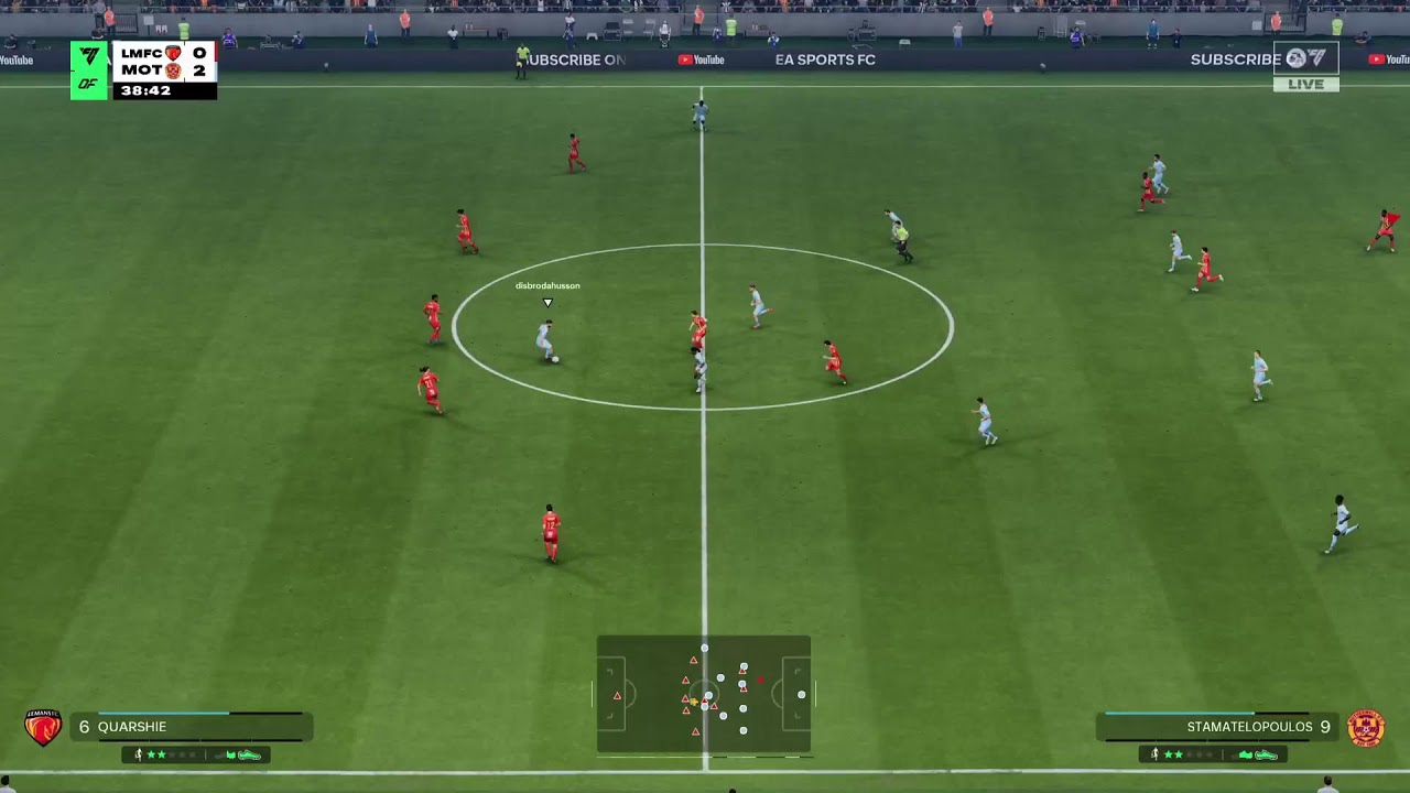 playing random teams on EA FC 26 vs my friend
