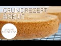 Biskuitboden einfach und schnell selber backen  grundrezept fr biskuit  sugarprincess