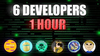 6 ROBLOX DEVELOPERS HAVE 1 HOUR TO MAKE A GAME