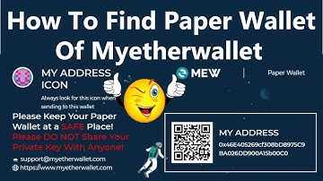 How To Setup Paper Wallet of Myetherwallet.com | Ethereum Wallet