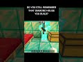Do you still remember your Diamond House? #minecraft #mcpe #shorts #nostalgia #2020