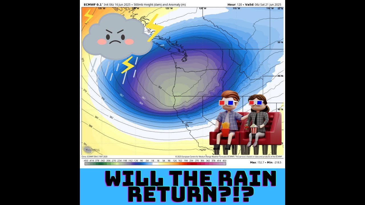 Pacific NW Weather: June 16th Update - YouTube