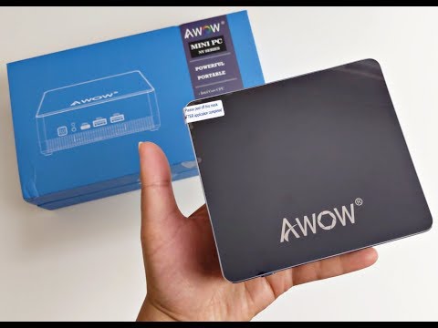 AWOW | Most POWERFUL MINI WINDOWS 10 Pro PC | INTEL CORE i3