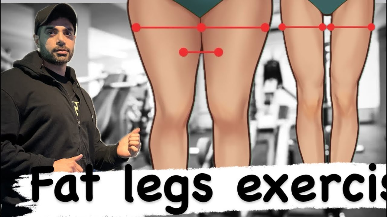 Burn legs and butt fat loss exercise for women and men