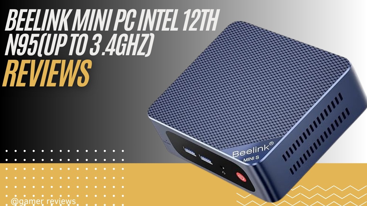 Beelink Mini PC Intel N95 Compact 4K Dual Display Office Micro