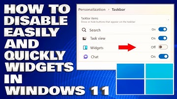 How To Easily and Quickly Disable Widgets in Windows 11 [Guide]