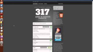 ISIS - webOS browser running on Ubuntu - ACID3 and HTML5 test