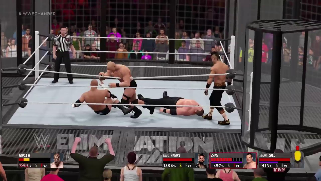 Playing A ELIMINATION CHAMBER In WWE 2K16