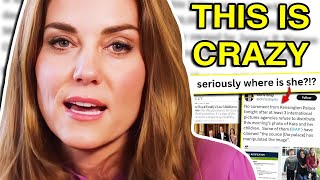 KATE MIDDLETON MISSING SITUATION IS CRAZY (photoshop drama)