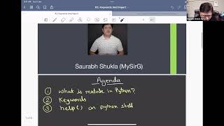 🔥 Day 3: Class, Keywords, Type Conversion, Input in Python | MySirG | Saurabh Shukla Sir 🔥