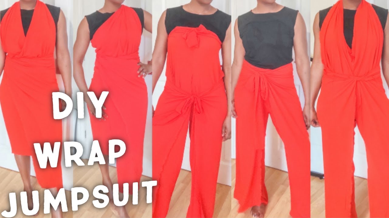 Diy No Sew Jumpsuit | Diy Jumpsuit Tutorial | How To Sew A convertible ...