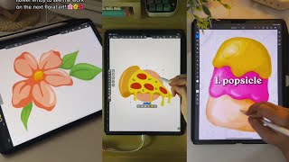 The Best Art From TikTok-Art-drawing Sticky! # 9🤩✨