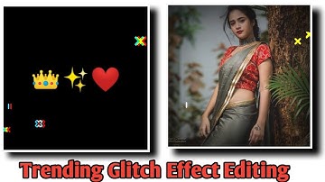 How to make trending glitch effect / whatsapp status video editing in kinemaster tutorial 2021
