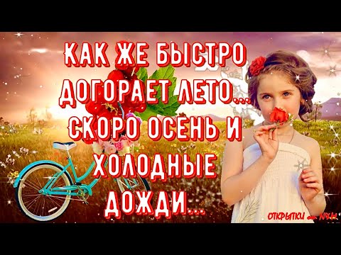 ПРОЩАЙ ЛЕТО! 🍃🍂🍃 Поздравление с Последним Летним Днем! Последний День Лета 31 Августа 2021.