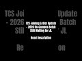 TCS Joining Letter Update – 2026 On-Campus Batch Still Waiting for JLRead Description
