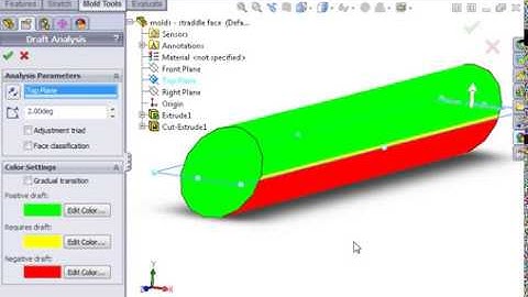 01 Mold Tools   Core and Cavity   02 Draft Analysis B
