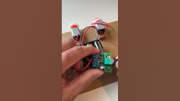DC motor with speed controller #diyprojects