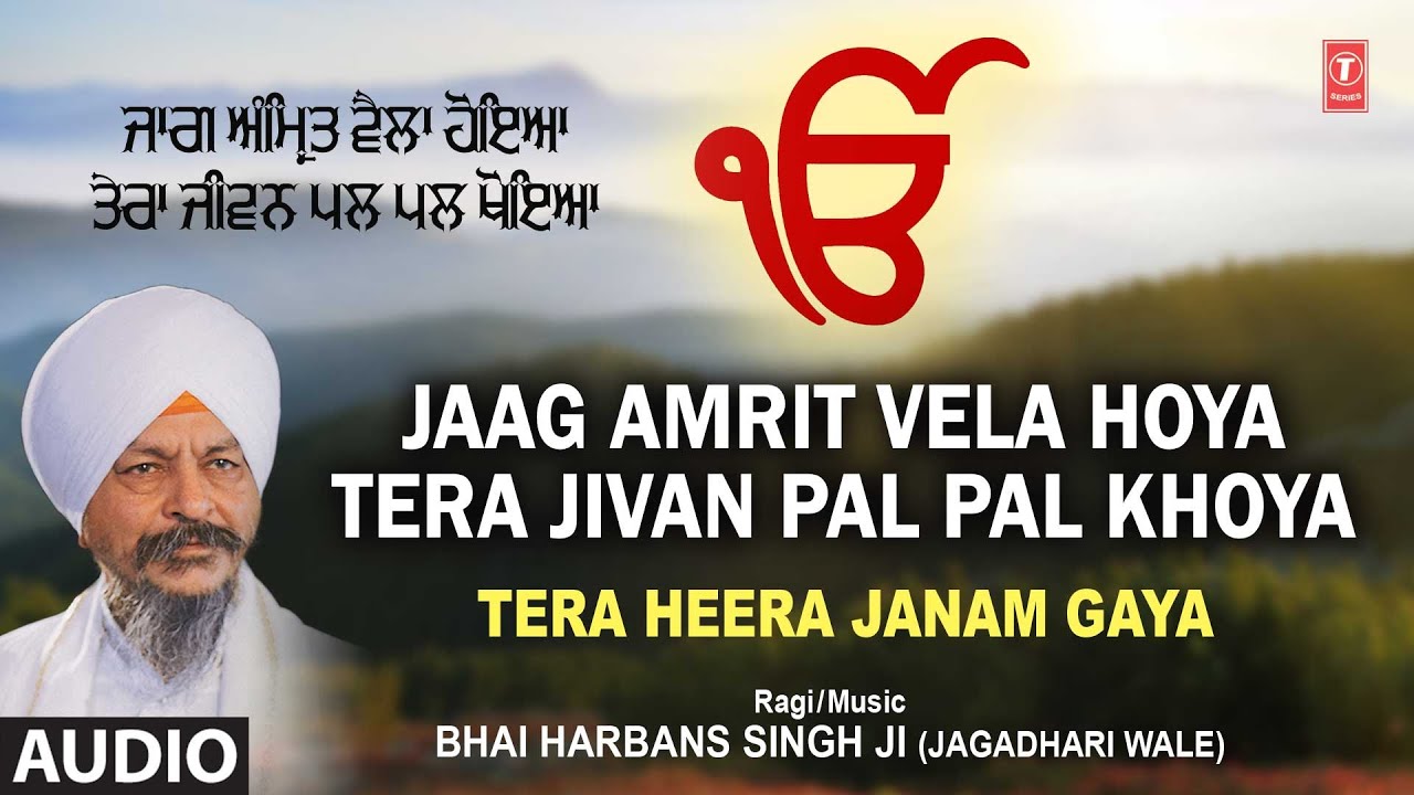 Jaag Amrit Vela HoyaTera Jivan Pal Pal Khoya Audio  BHAI HARBANS SINGH JI  Tera Heera Janam Gaya
