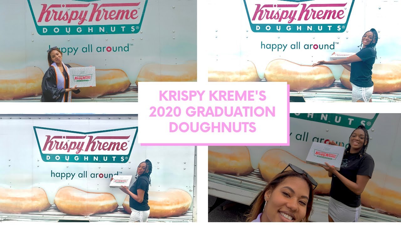 KRISPY KREME 2020 GRADUATION DOUGHNUTS! | Quarantine Edition - YouTube