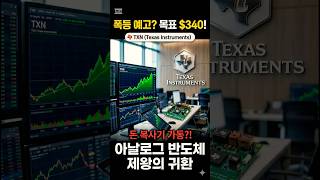 AI 데이터센터 수혜주 아날로그 반도체 대장주 "텍사스 인스트루먼츠" #텍사스인스트루먼츠 #TXN #아날로그반도체  #경탐시 #투자 #미국주식 #재테크 #경제정보