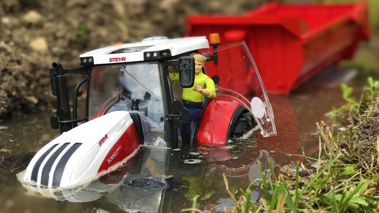 Crazy RC Tractor Crash! YouTube