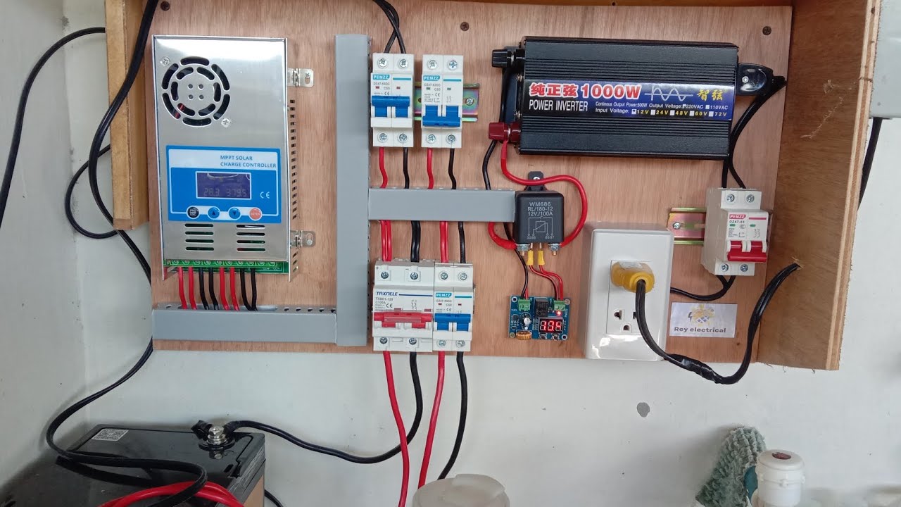 Bagong Mppt 60A Solar DiY Off Grid electrical System - YouTube