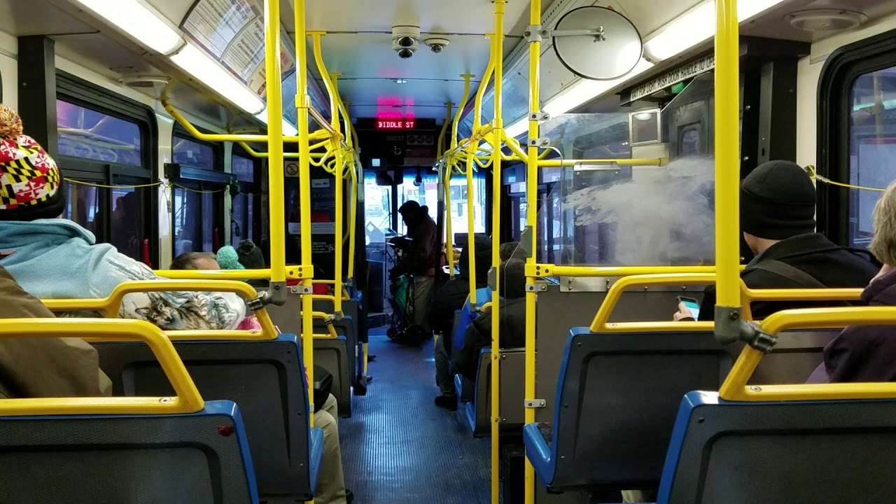 MTA MARYLAND A Ride On The LL 51 To Towson 2005 New Flyer D40LF 05027